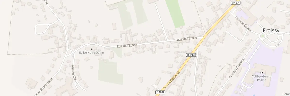 Plan du 15 Rue de l’Eglise à Froissy