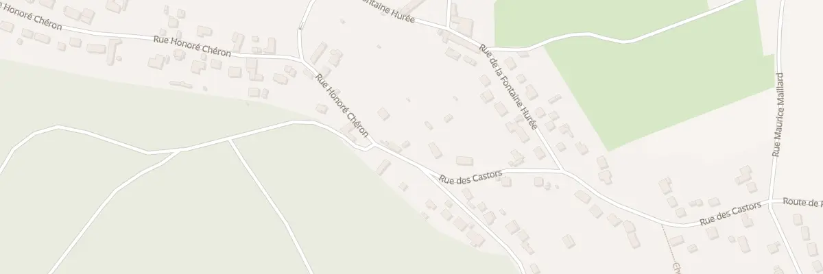 Plan du 458 Rue des Castors à Ronquerolles