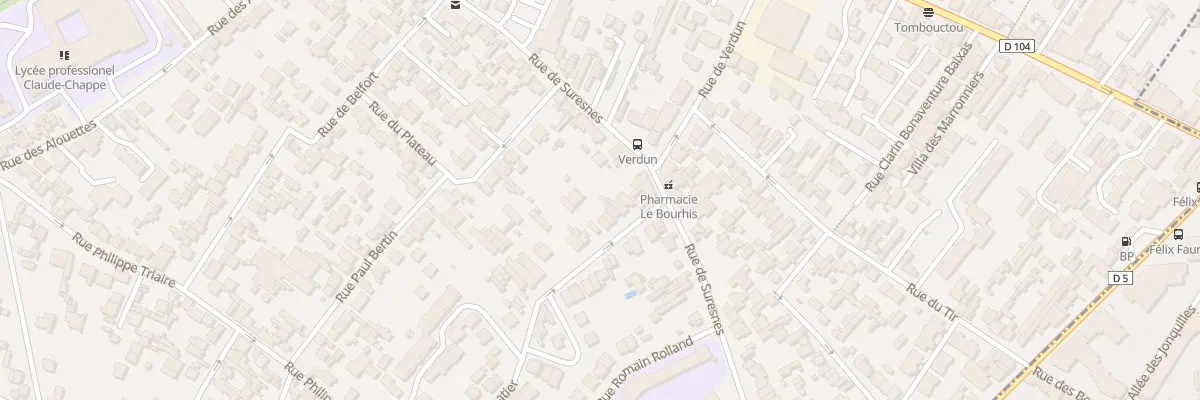 Plan du 65 Rue André Sabatier à Nanterre