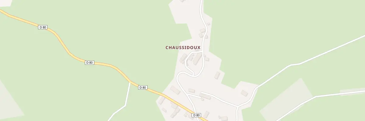 Plan du 5014 Chaussidoux à Saint-Pardoux-le-Neuf