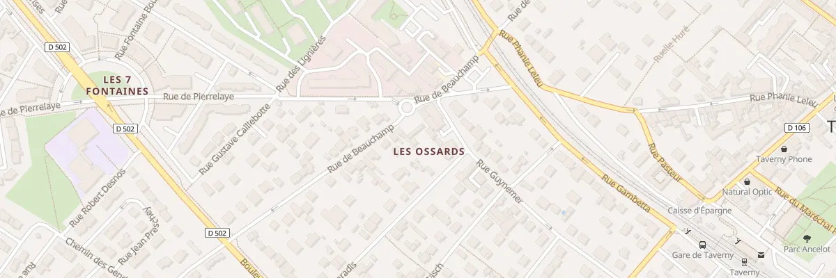 Plan du 33B Rue de Beauchamp à Taverny