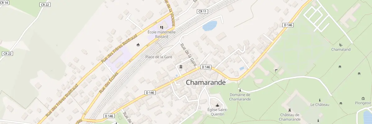 Plan du 1 Rue de la Salle à Chamarande