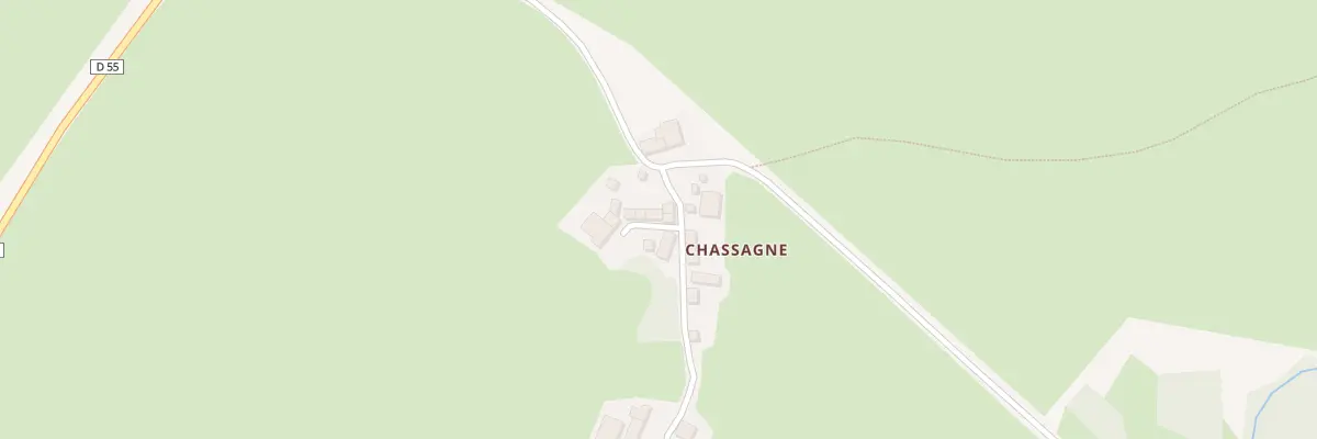 Plan du 3 Chassagne à Saint-Chabrais
