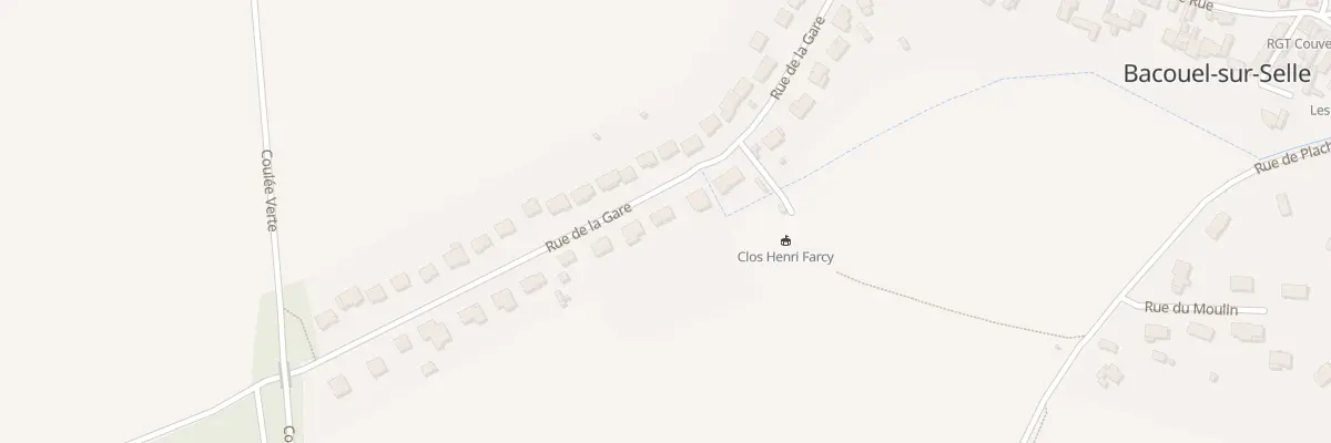 Plan du 19 Rue de la Gare à Bacouel-sur-Selle