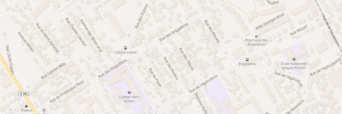 Plan du 18 Rue des Rosiers à Bezons