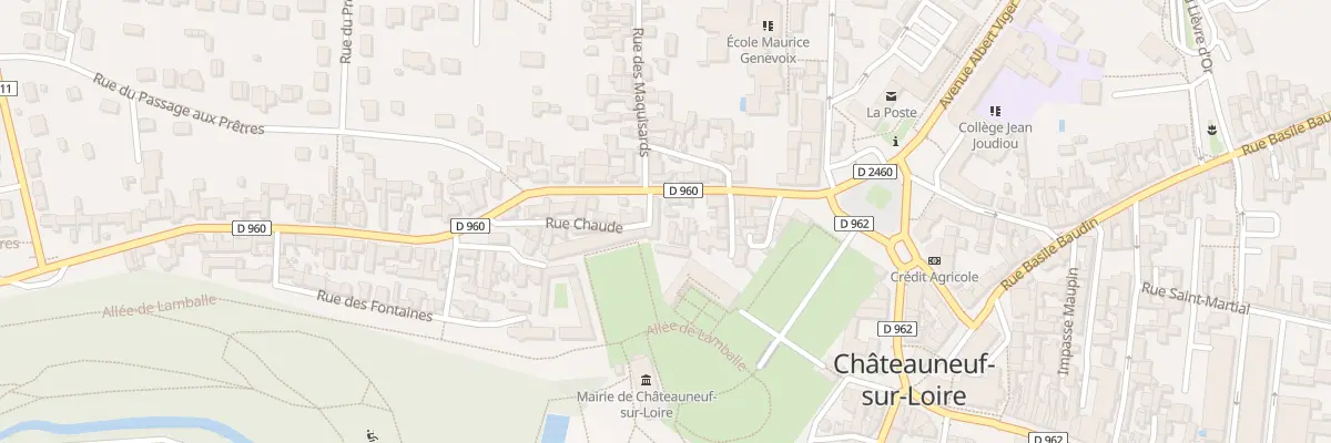 Plan du 37 Rue Bonne Dame à Châteauneuf-sur-Loire