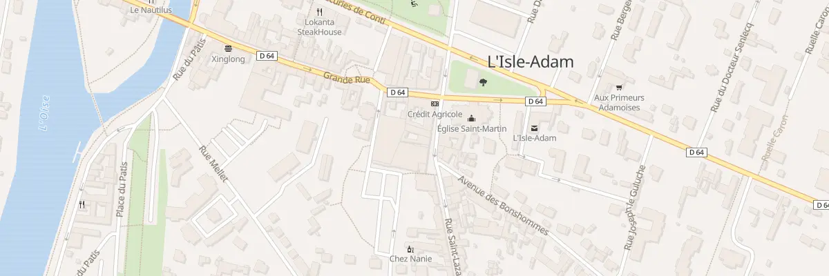 Plan du 10 Rue Saint Lazare à L’Isle-Adam