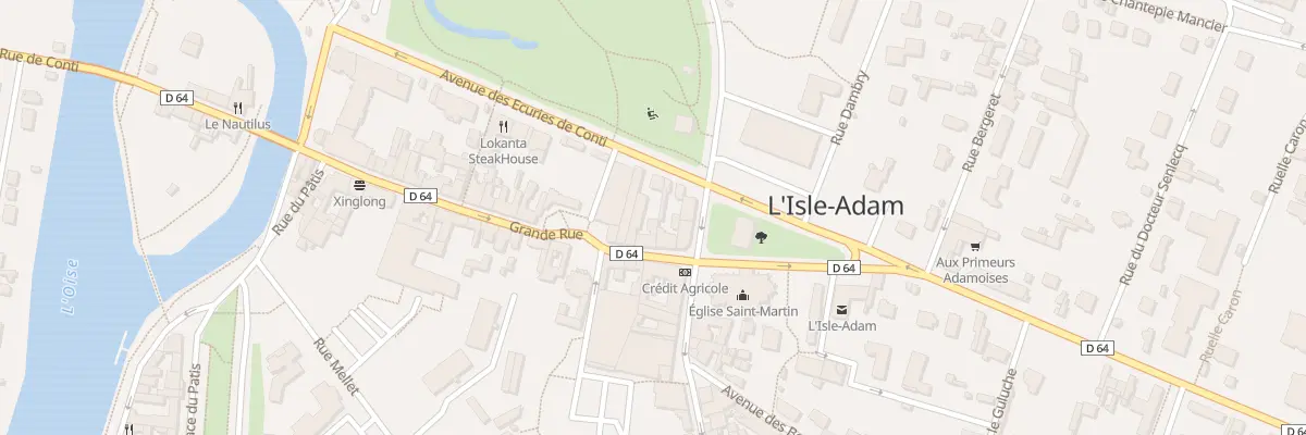 Plan du 26 Av des Ecuries de Conti à L’Isle-Adam