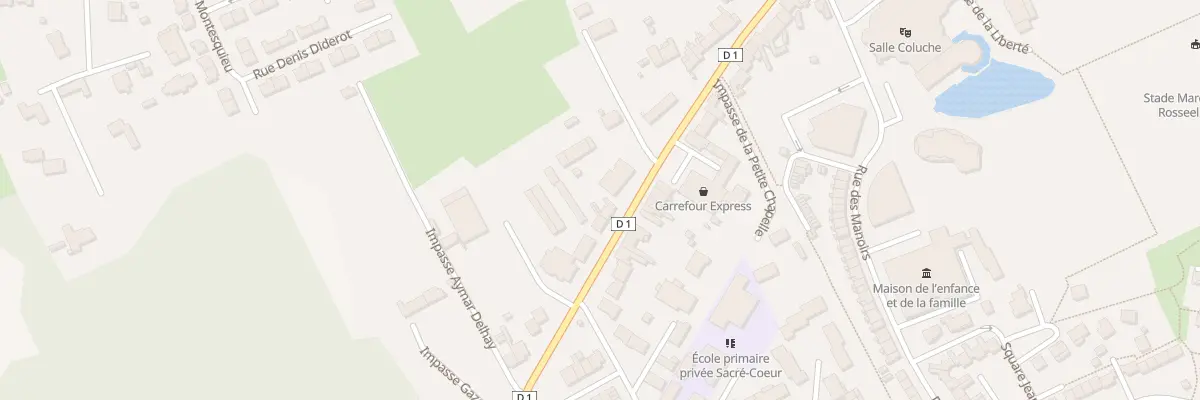 Plan du 222 Rue François Mitterrand à Loon-Plage