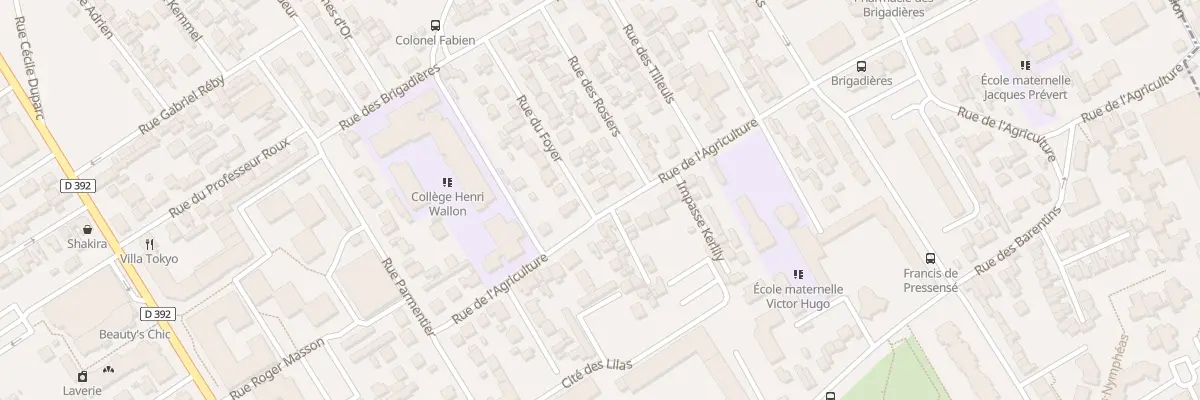 Plan du 94 Rue de l’Agriculture à Bezons