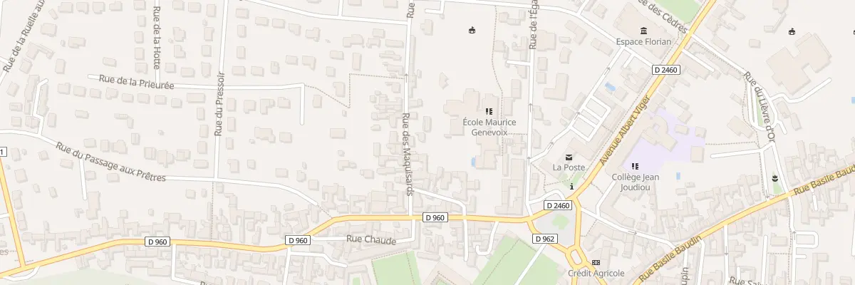 Plan du 8 Rue des Maquisards à Châteauneuf-sur-Loire