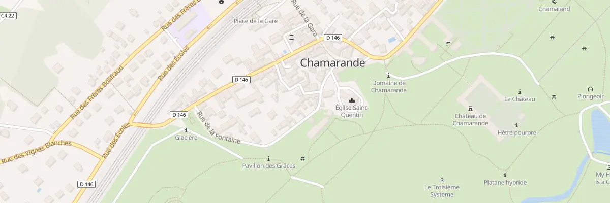 Plan du 14 Rue de la Fontaine à Chamarande