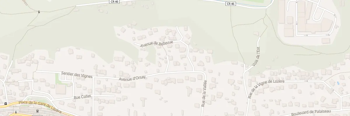 Plan du 3 Av de Bellevue à Palaiseau
