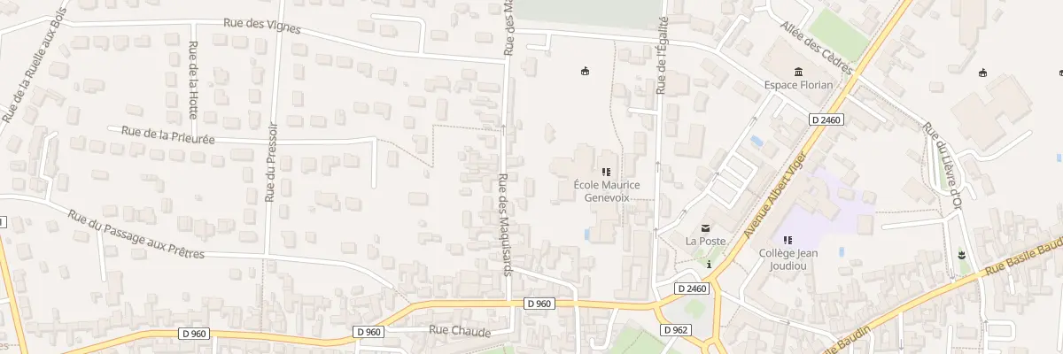 Plan du 10 Rue des Maquisards à Châteauneuf-sur-Loire