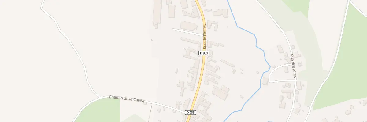 Plan du 195 Rue de Fieffes à Canaples