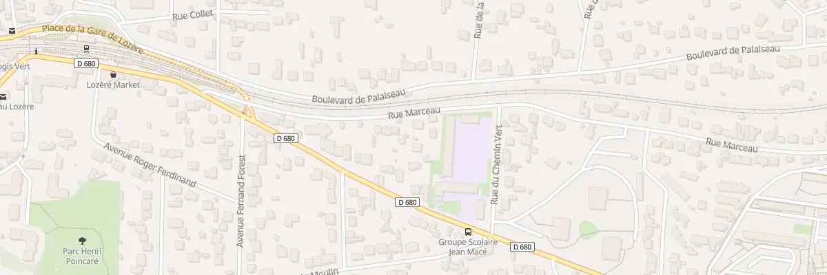 Plan du 193 Rue Marceau à Palaiseau