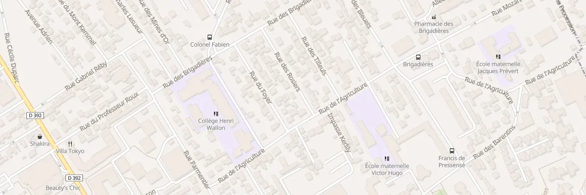 Plan du 5 Rue des Rosiers à Bezons