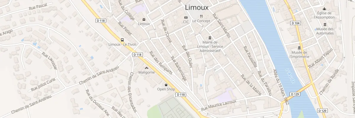 Plan du 11 Rue Trav Malcousinat à Limoux