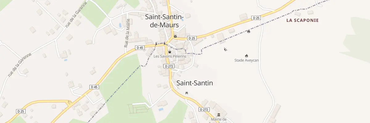 Plan du 2 Rue du Fort à Saint-Santin