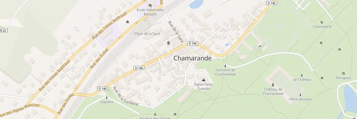 Plan du 3 Pl de la Libération à Chamarande