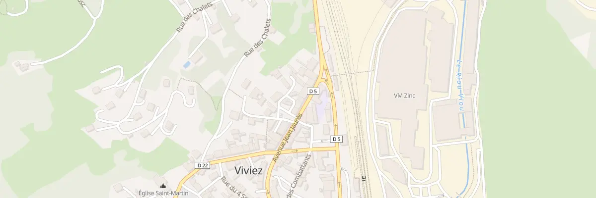 Plan du 10 Av Jean Jaurés à Viviez