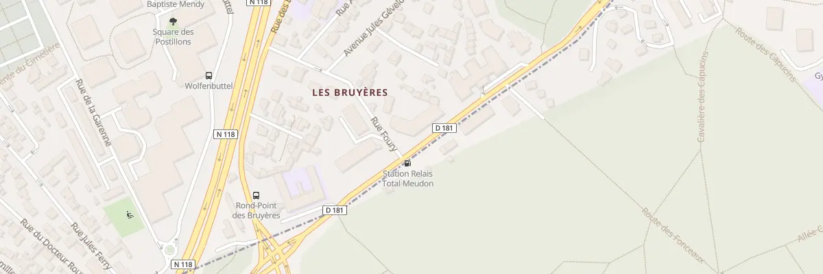 Plan du 10 Rte du Pavé des Gardes à Sèvres