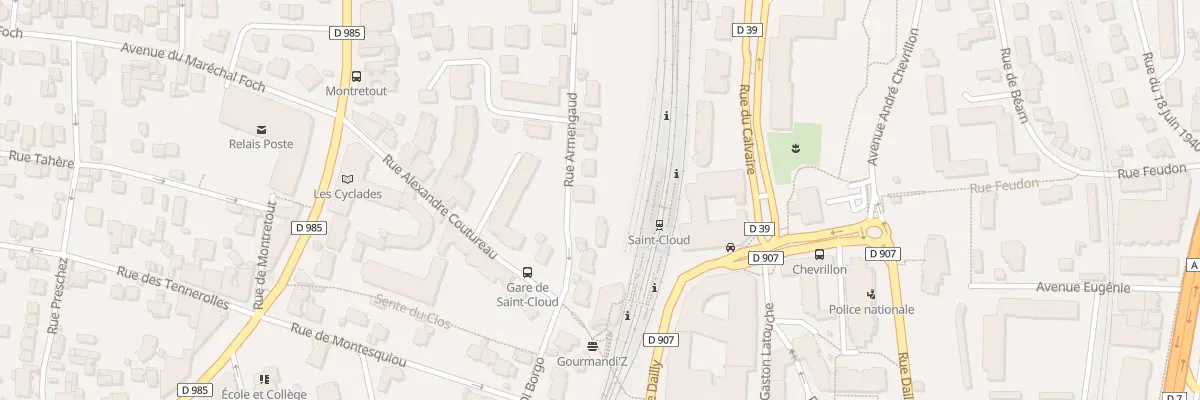 Plan du 8 Rue Armengaud à Saint-Cloud