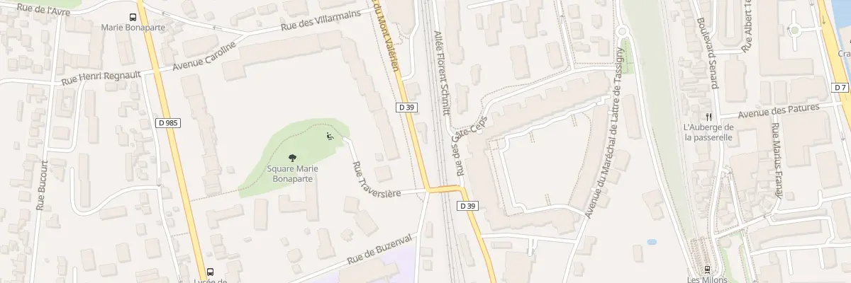 Plan du 2 Rue du Mont Valérien à Saint-Cloud