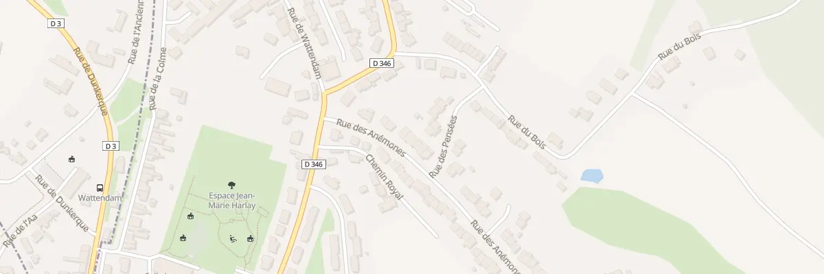 Plan du 8 Rue des Anémones à Watten