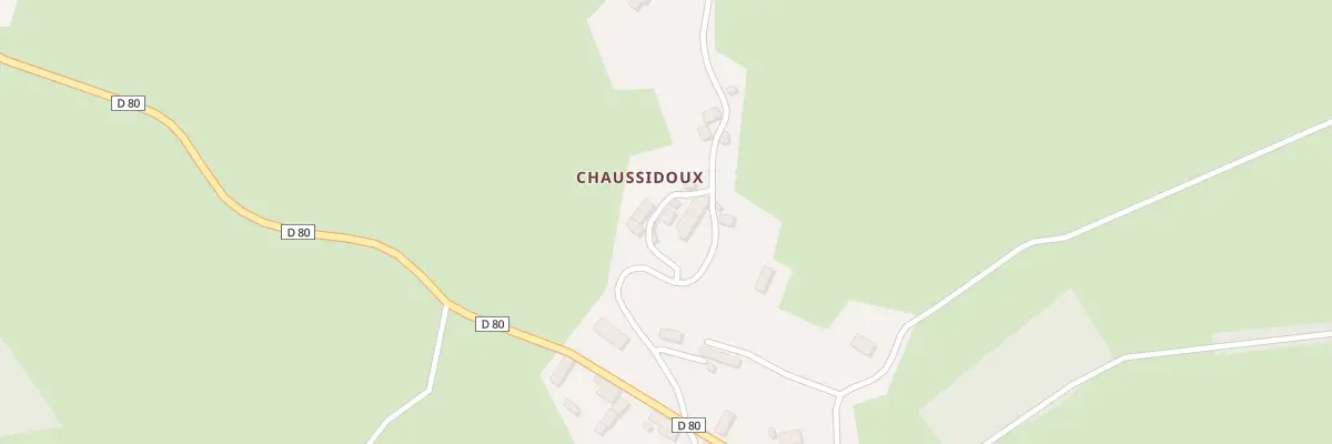Plan du 5 Chaussidoux à Saint-Pardoux-le-Neuf