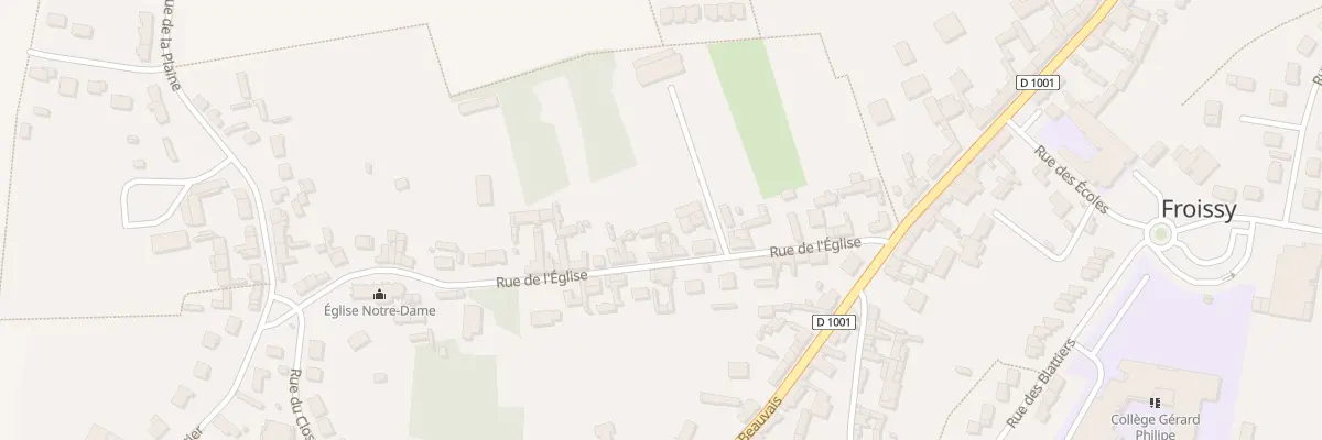 Plan du 18 Rue de l’Eglise à Froissy