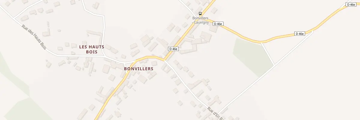 Plan du 1A Rue d’En Bas à Cauvigny