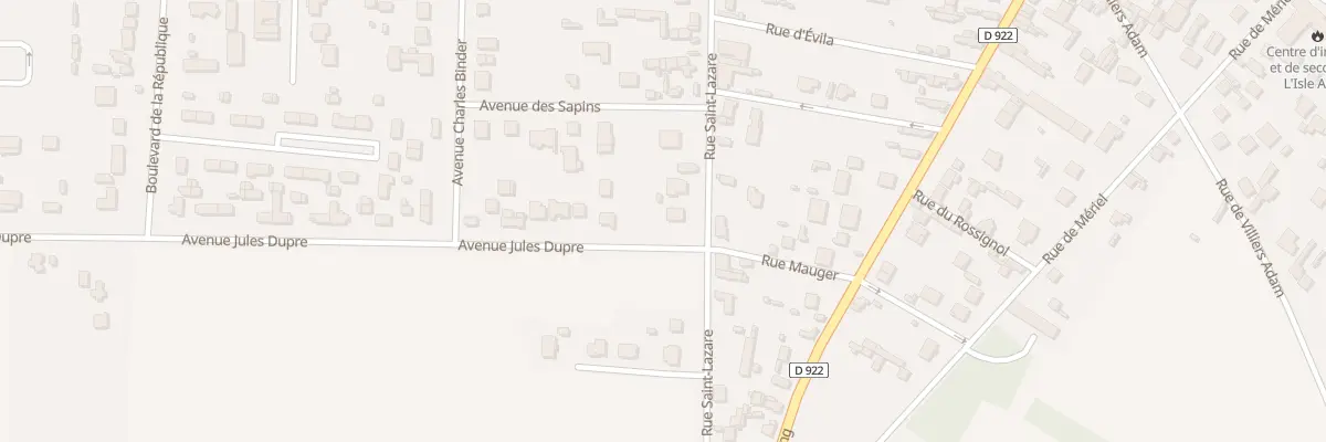 Plan du 47 Av Jules Dupre à L’Isle-Adam