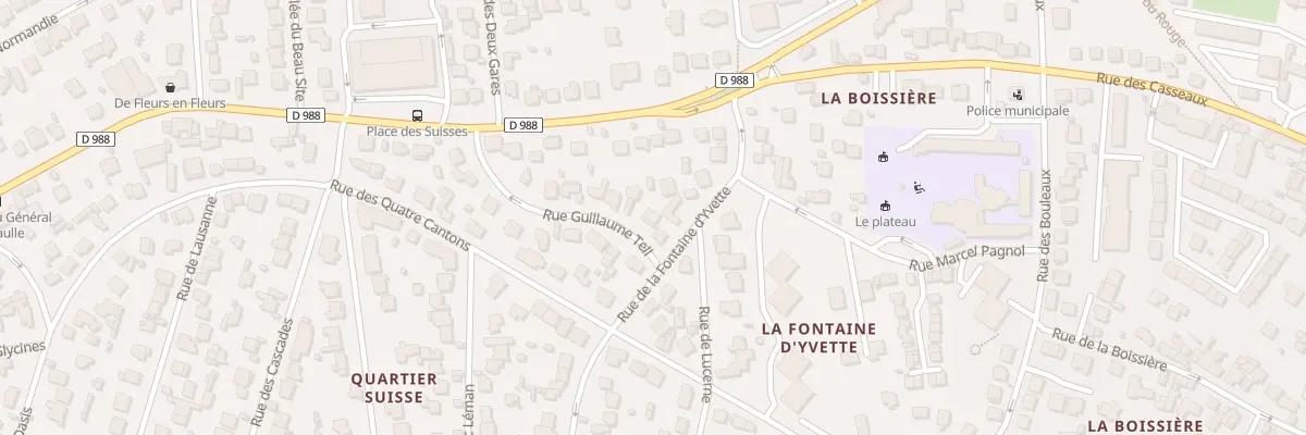 Plan du 11 Rue Guillaume Tell à Villebon-sur-Yvette