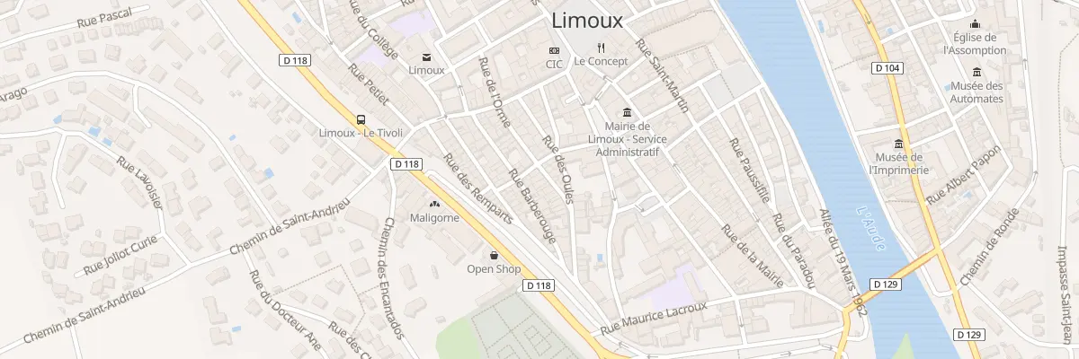 Plan du 25 Rue de l’Orme à Limoux