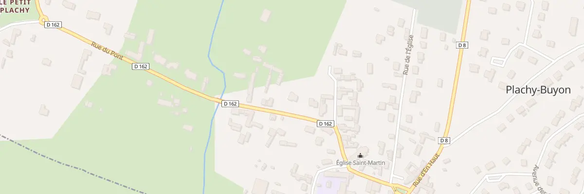 Plan du 6 Rue du Pont à Plachy-Buyon