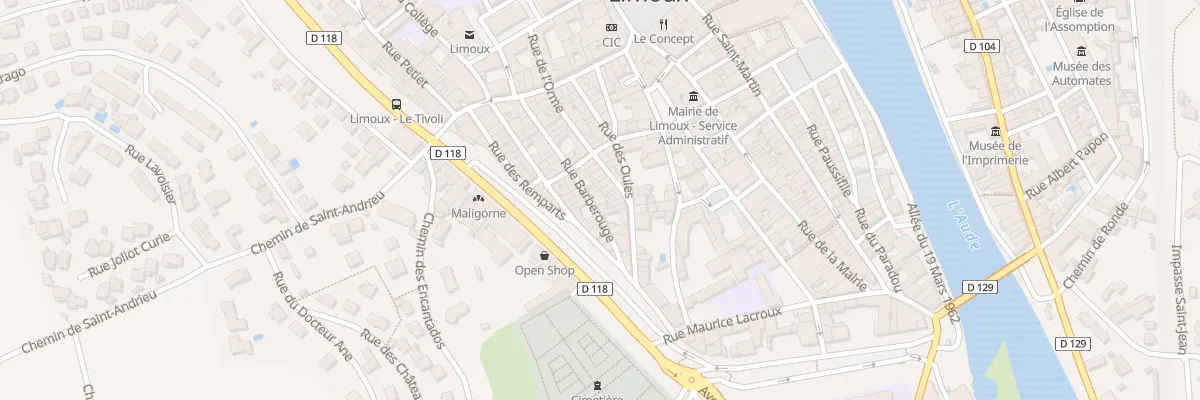 Plan du 14 Rue Barberouge à Limoux