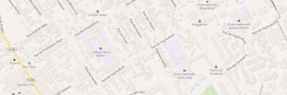 Plan du 92B Rue de l’Agriculture à Bezons