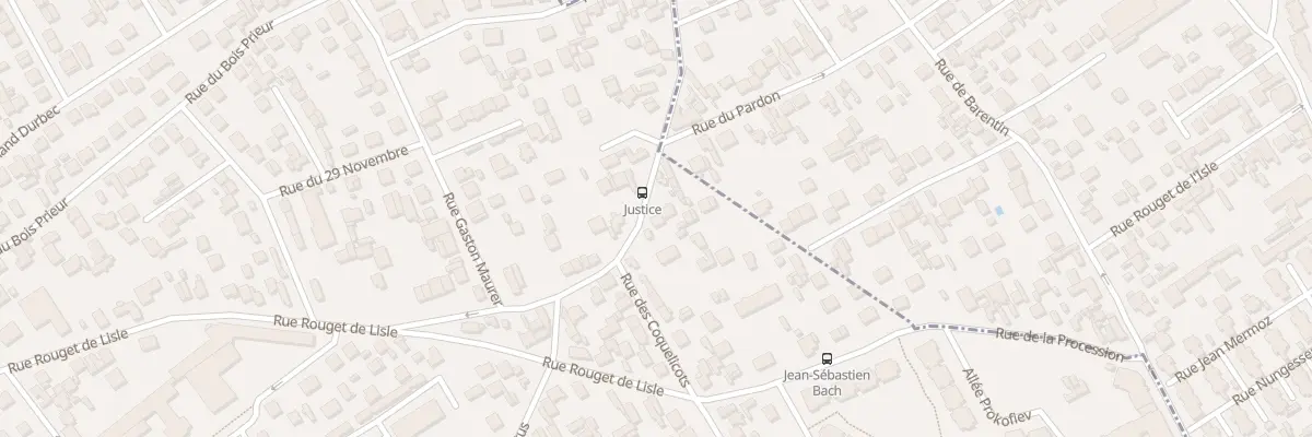 Plan du 7 Rue de la Justice à Bezons
