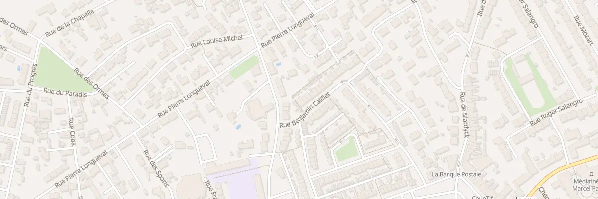 Plan du 54 Rue Benjamin Cailliet à Loon-Plage