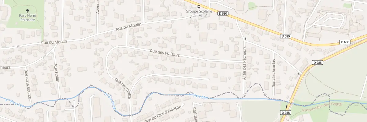 Plan du 22 Rue des Fraisiers à Palaiseau
