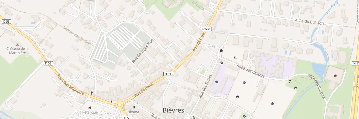 Plan du 29 Rue de Paris à Bièvres