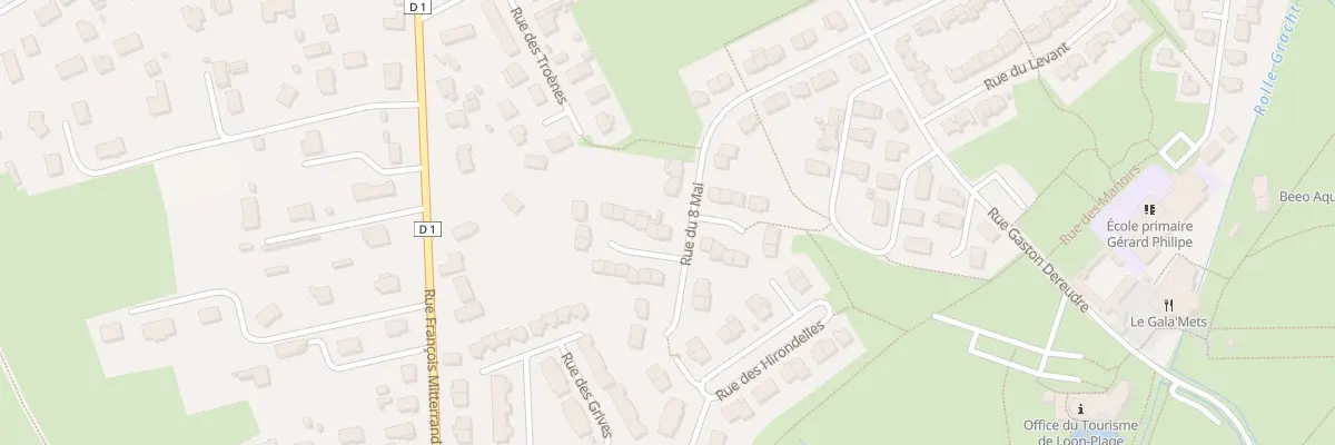 Plan du 218 Rue du Huit Mai à Loon-Plage