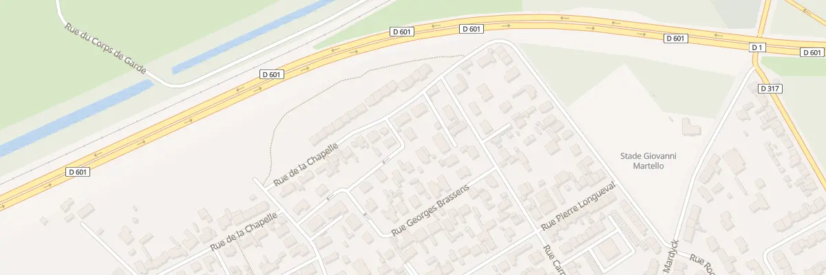 Plan du 260 Rue Georges Brassens à Loon-Plage
