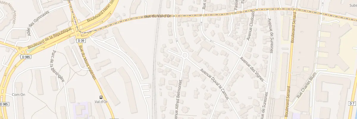 Plan du 51 Av Alfred Belmontet à Saint-Cloud