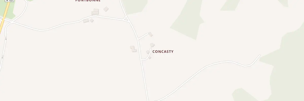 Plan du 5042 Concasty à Rouziers