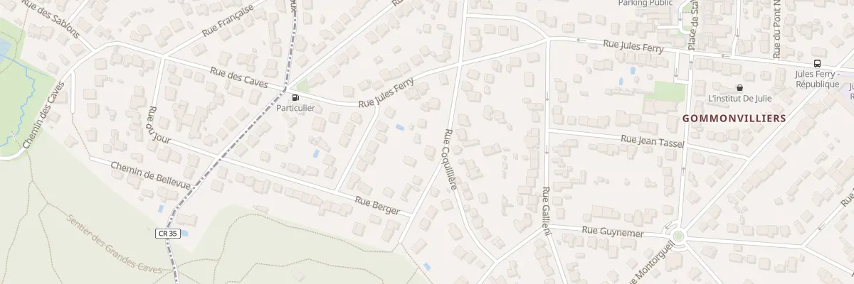 Plan du 18 Rue Coquillière à Igny