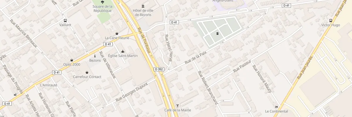 Plan du 4 Rue Henri Hervé à Bezons
