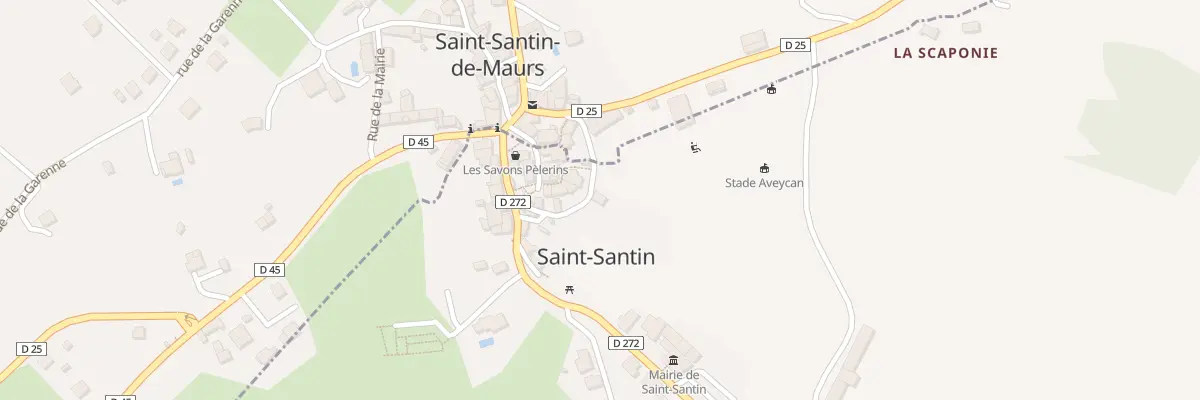 Plan du 3 Rue de la Martinie à Saint-Santin