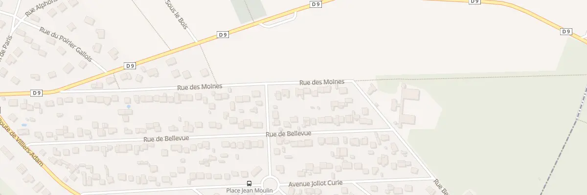 Plan du 58 Rue des Moines à Mériel